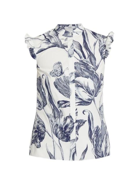 Erdem floral-print sleeveless blouse
