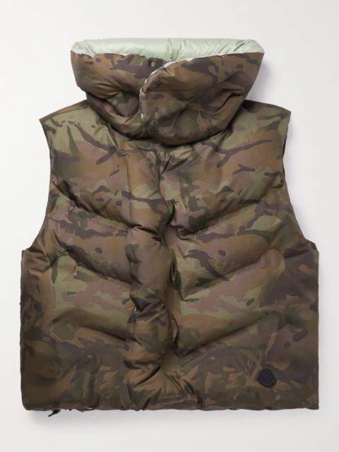 Moncler Dingyun Zhang Zadena Reversible Logo-Appliquéd Quilted Ripstop Down Gilet