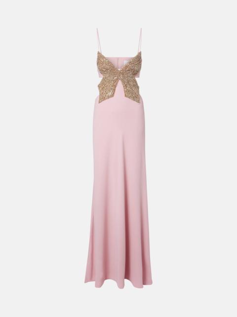 COSTARELLOS Velise crystal-embellished gown