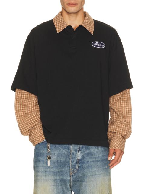 We11done Polo Layered Shirt