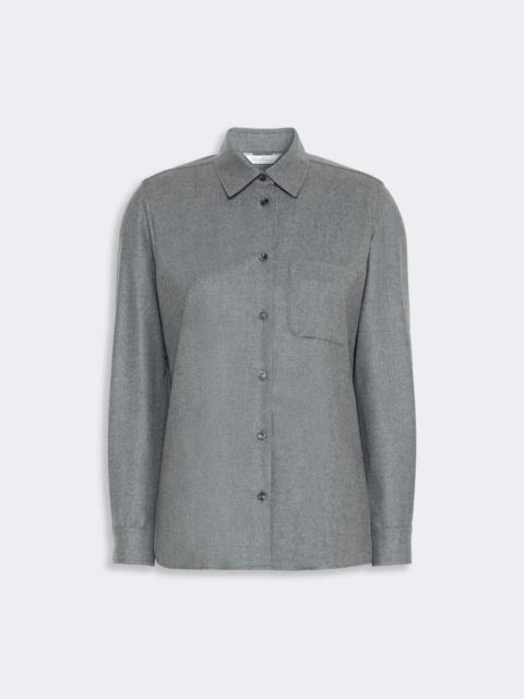 Max Mara AERE Cashmere foule shirt - MEDIUM GREY