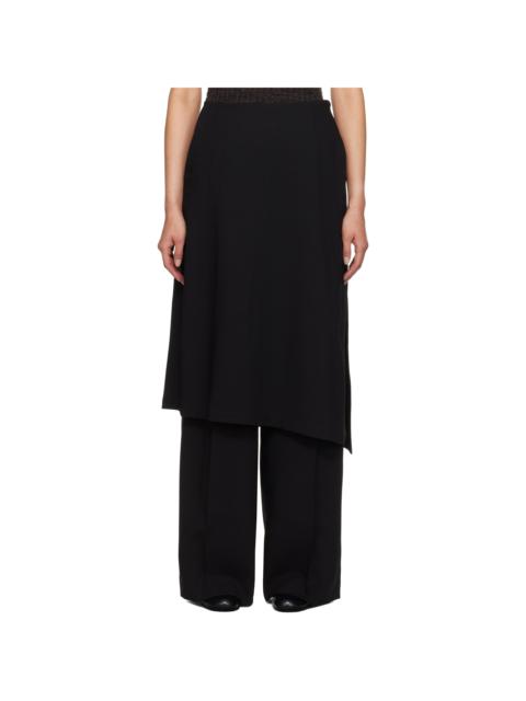 LA COLLECTION Black Mathilde Trousers