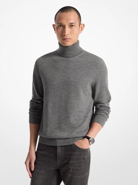 MICHAEL KORS Merino Wool Turtleneck Sweater