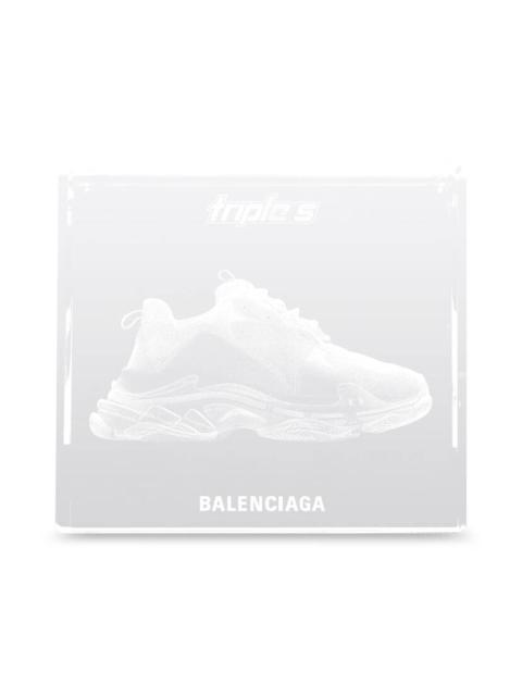 BALENCIAGA Triple S Sneaker Laser Cube in Grey