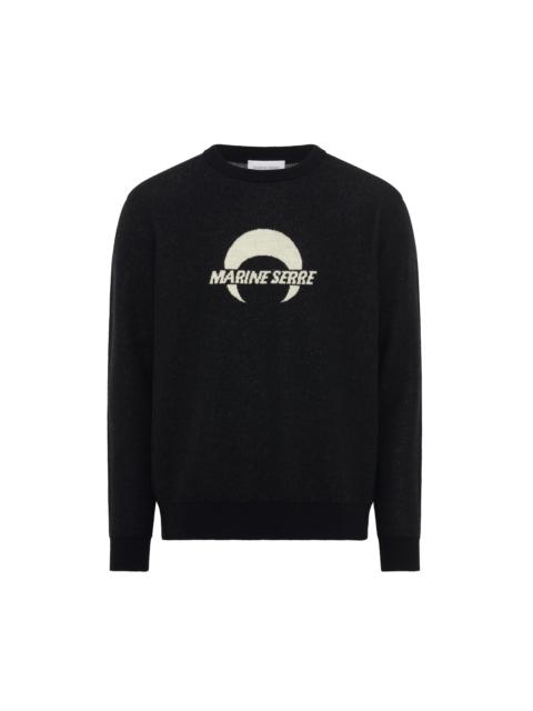 Merino Wool Knit Ls Crewneck Top