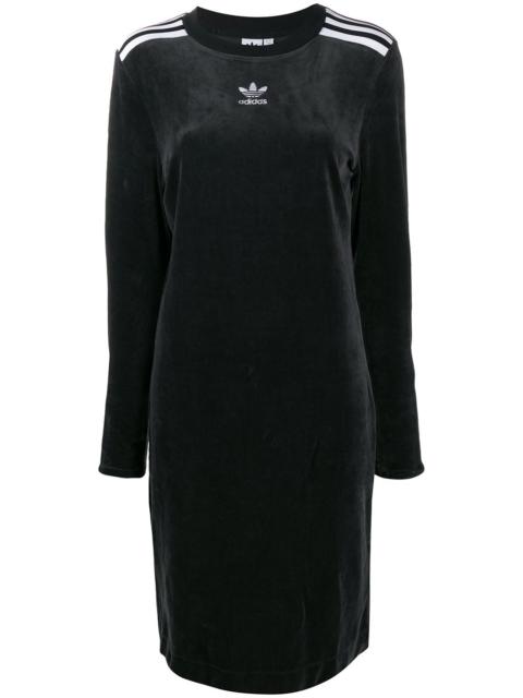 adidas long sleeved logo dress