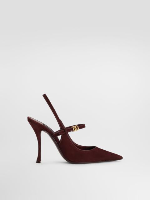 Dolce & Gabbana Suede slingback