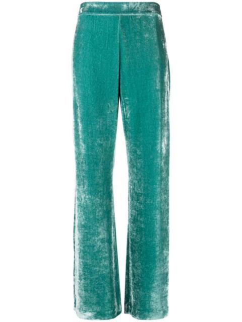 Jil Sander velvet straight-leg trousers