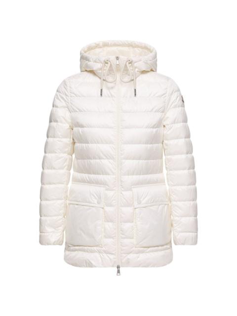 Moncler hooded quilted coat