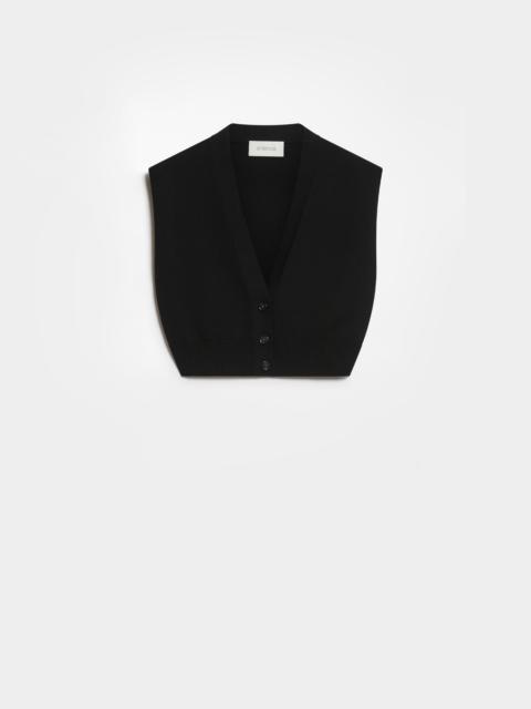 Sportmax FOLK Crop stretch viscose gilet