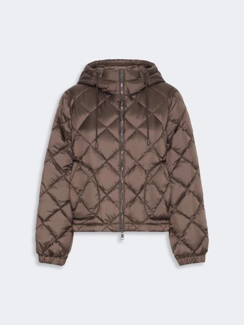 WEEKEND Max Mara ERIS Padded jacket in water-repellent plain-weave fabric - BROWN