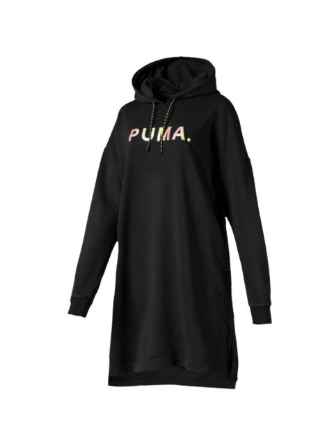 PUMA hooded long-sleeved dress