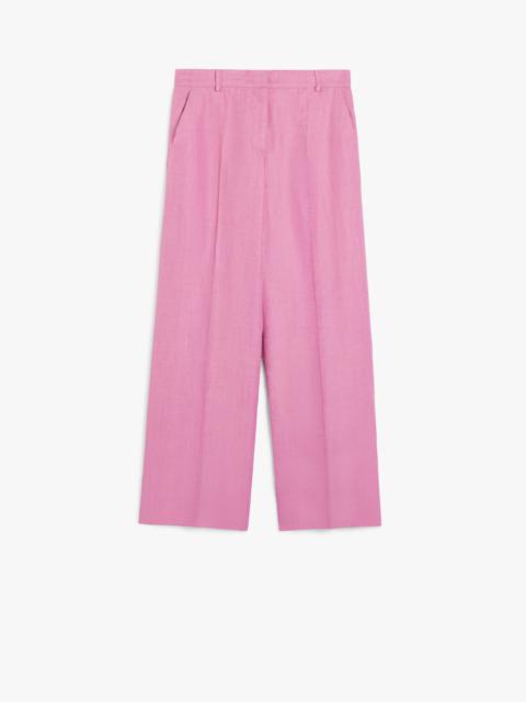 WEEKEND Max Mara MALIZIA Linen canvas trousers