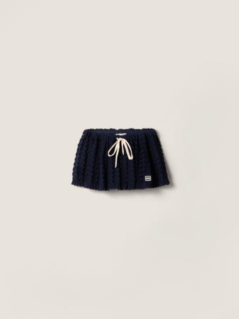 Miu Miu Cotton miniskirt