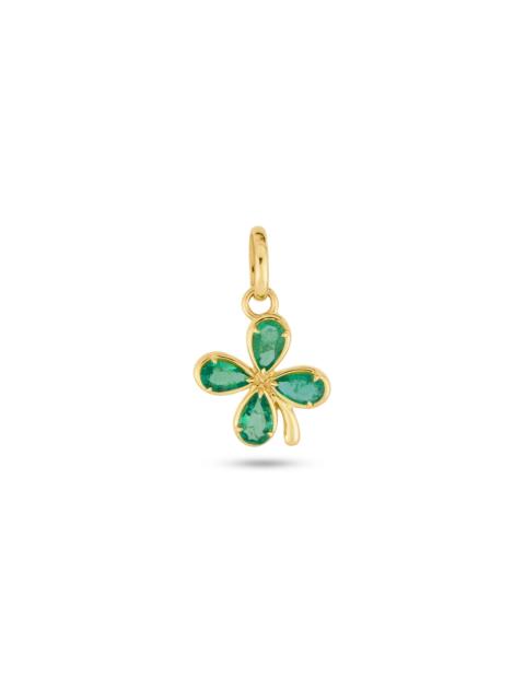 STONE AND STRAND Lucky Clover Emerald Charm