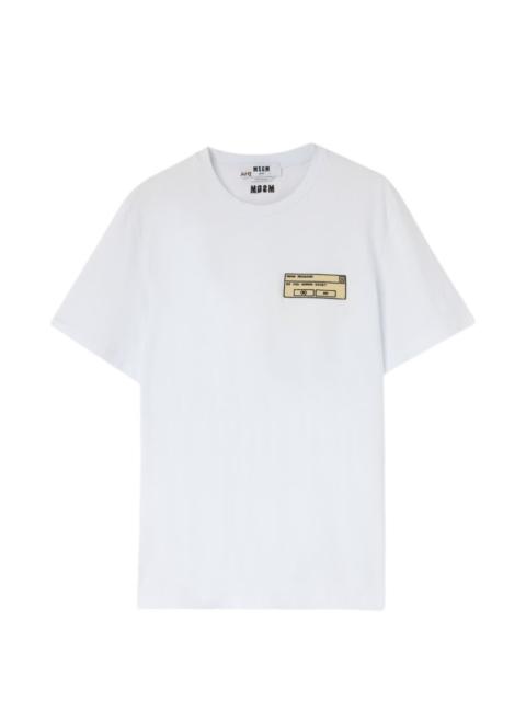 MSGM graphic-print crew-neck T-shirt