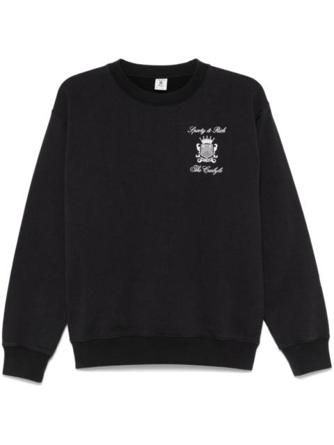 Sporty & Rich The Carlyle Crest sweatshirt