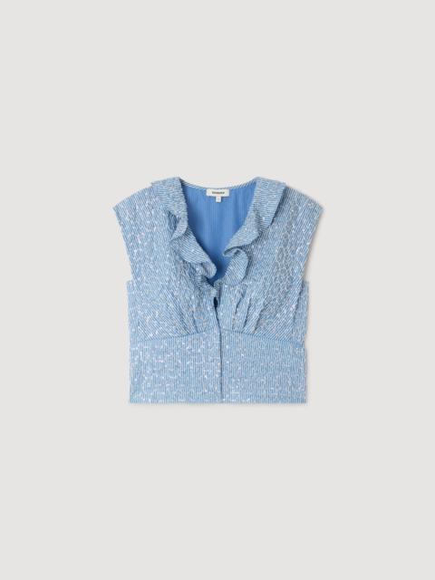 Sandro SEQUIN TOP