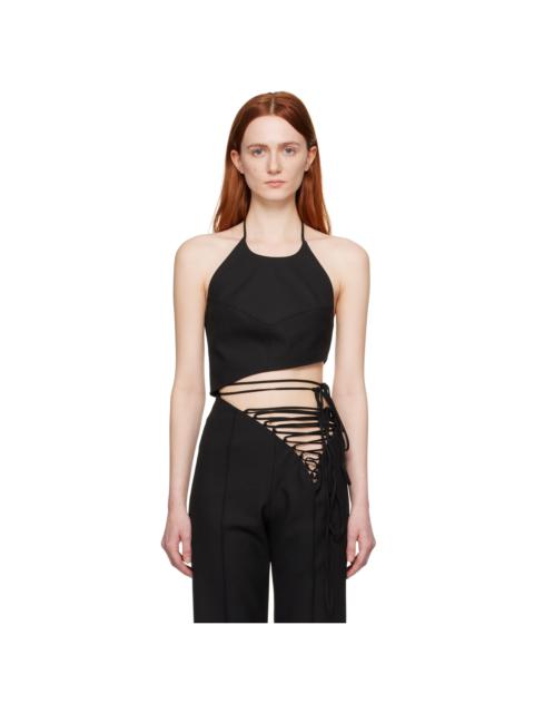 ALEKSANDRE AKHALKATSISHVILI SSENSE Exclusive Black Tank Top