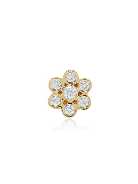 SOPHIE BILLE BRAHE Petite Lily 18K Yellow Gold Diamond Single Earring