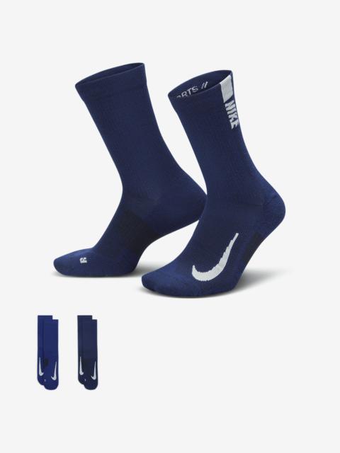 Nike Nike Multiplier Crew Sock (2 Pairs)