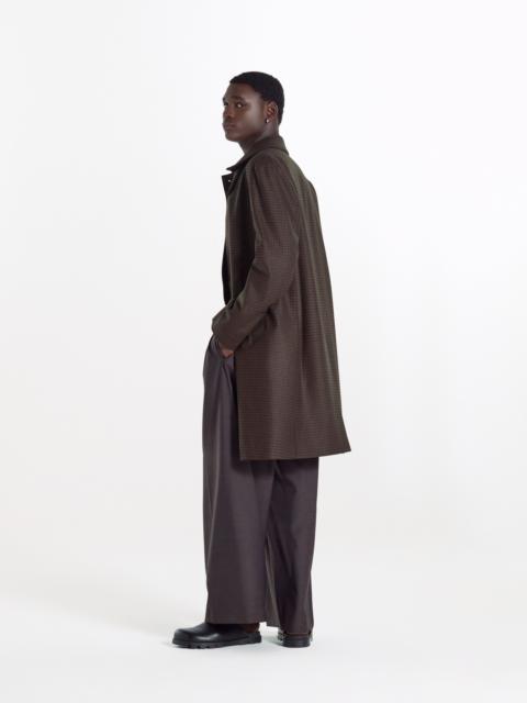 Mackintosh Dunkeld Houndstooth Wool Coat