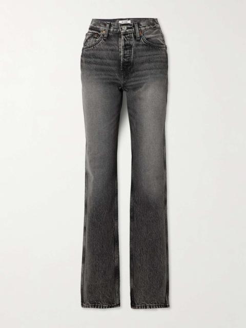 RE/DONE 90s Loose high-rise straight-leg jeans
