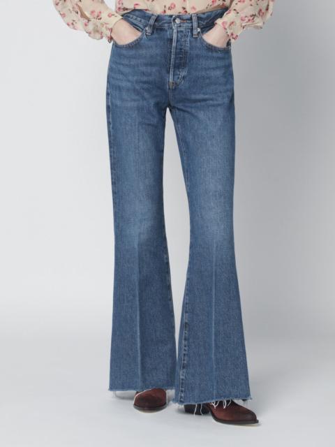 FRAME The Lax blue jeans in regenerated denim