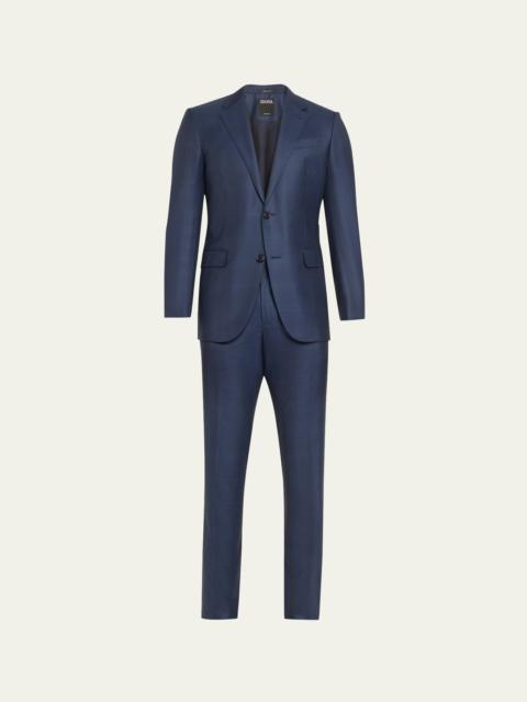 ZEGNA Men's 15milmil15 Micro-Plaid Suit