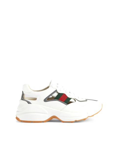 GUCCI Rhyton eco leather sneakers