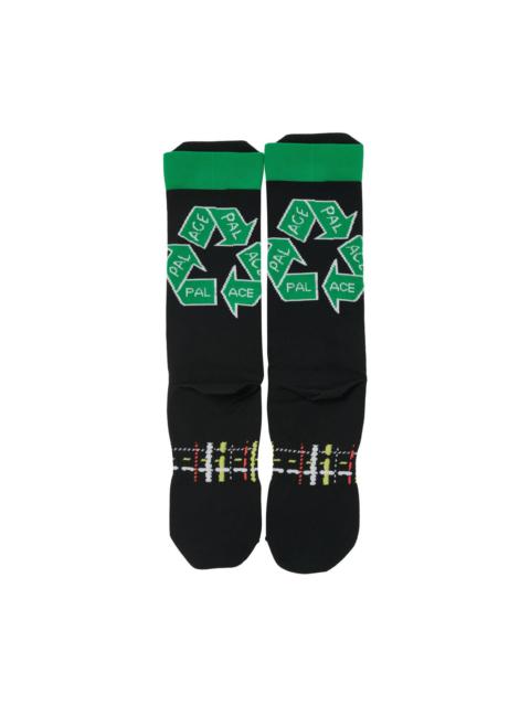 PALACE ADIDAS PALACE RUNNING SOCKS BLACK