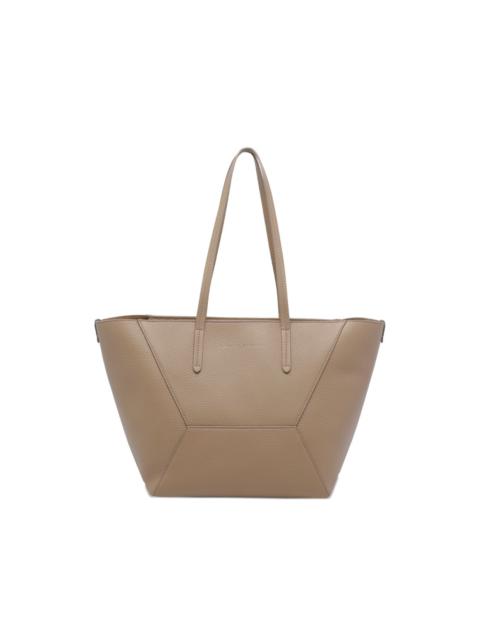 Brunello Cucinelli Duo zip leather shoulder bag