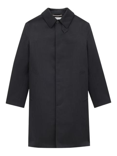SAINT LAURENT single-breasted collared coat