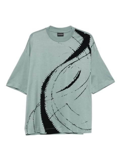 EMPORIO ARMANI graphic-print T-shirt