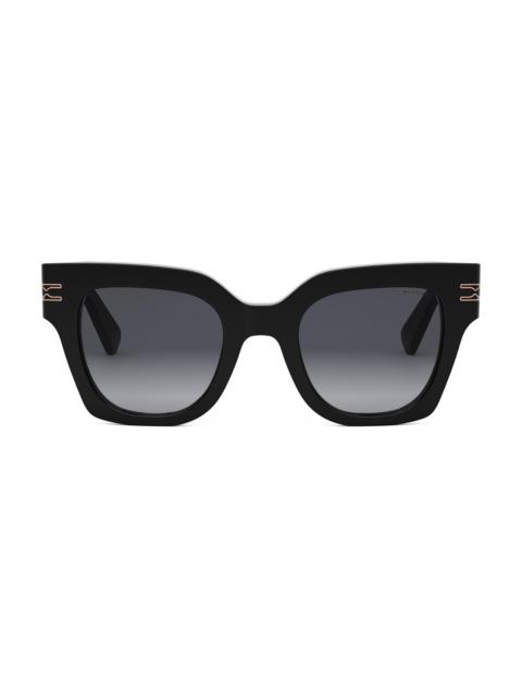 BVLGARI Women's B. ZERO1 49MM Butterfly Sunglasses - Black Grey Gradient