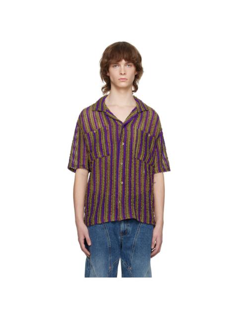 Andersson Bell Purple Sheer Shirt