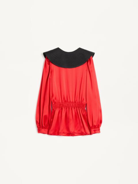DOUBLE SATIN TOP