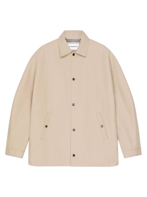 Givenchy Men's Couture Seam Jacket in Cotton with Paris Patch - Beige
