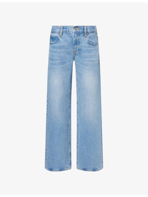 FRAME The Lowkey Straight-Leg Denim Jeans