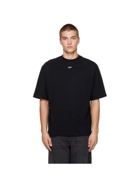 Off-White Black Scribble Narciso Skate Short Sleeve T-shirt
