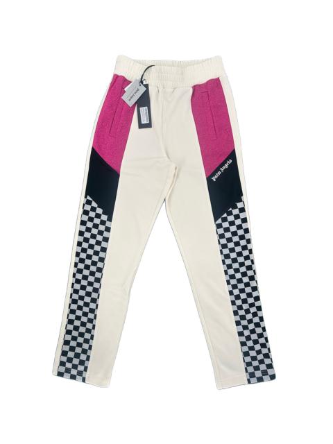 Palm Angels Colorblock Track Pant "White & Fuchsia" PMBD034G22FAB00011001