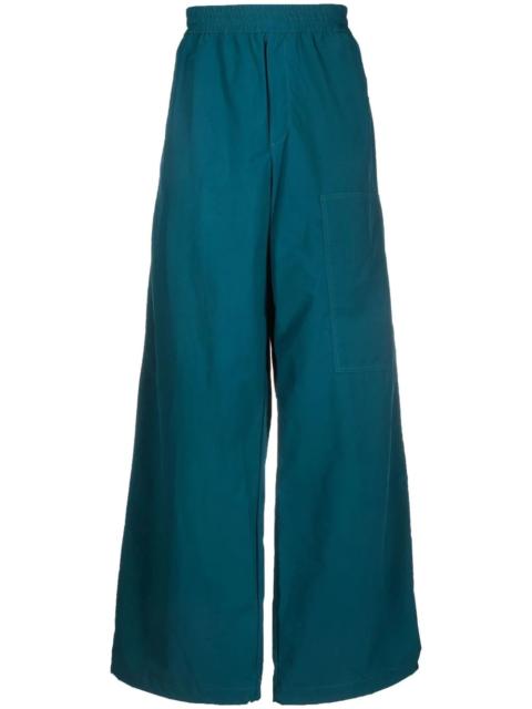 Off-White elasticated-waist wide-leg trousers