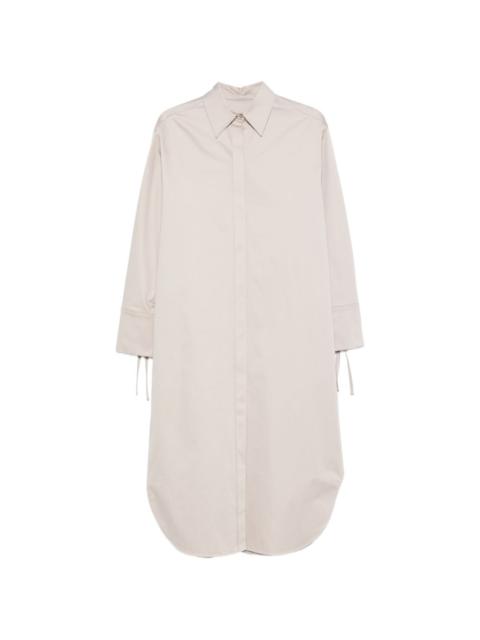 AGNONA cuff-tie midi dress