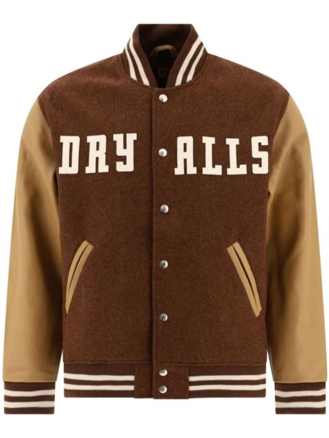 Human Made embroidered-logo wool jacket
