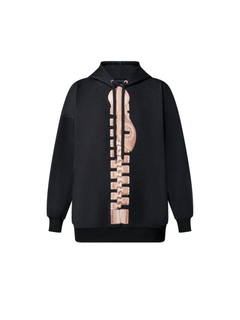 Louis Vuitton Zipper Print Hoodie