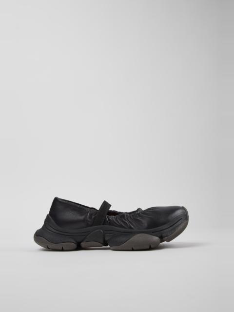 CAMPER Karst 2 Black Leather Sneakers for Women.