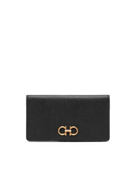 Gancini continental leather wallet