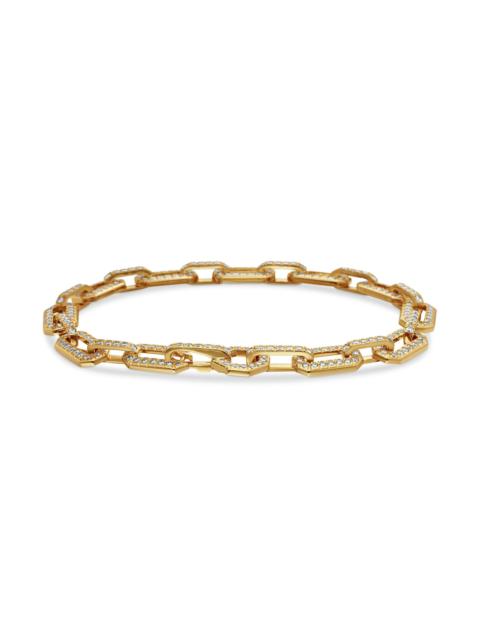 DAVID YURMAN Women's Pavé Chain Bracelet in 18K Yellow Gold - Diamond