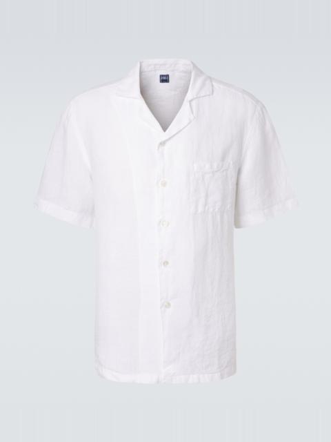 FEDELI Linen bowling shirt