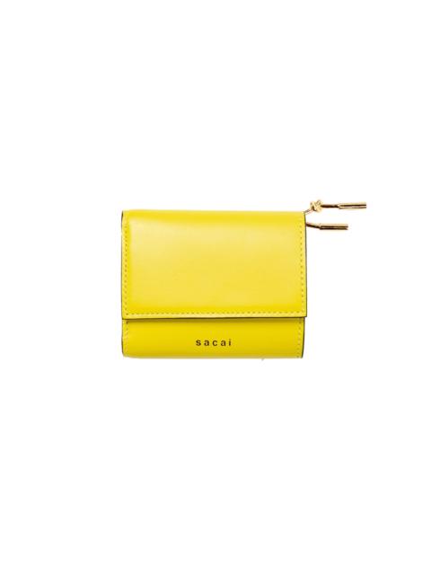 sacai Bicolor Trifold Wallet